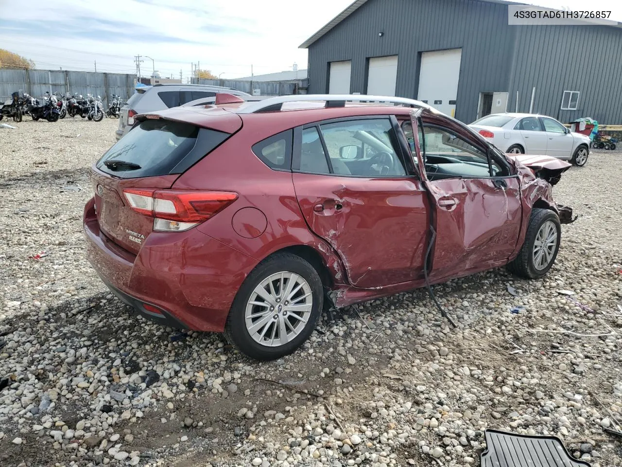 2017 Subaru Impreza Premium Plus VIN: 4S3GTAD61H3726857 Lot: 77352864