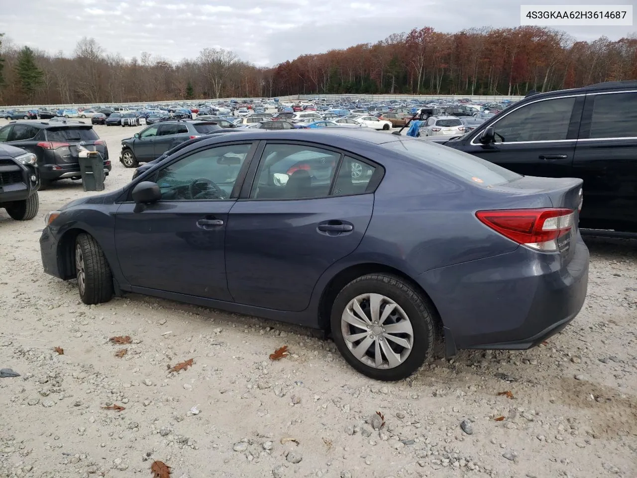 2017 Subaru Impreza VIN: 4S3GKAA62H3614687 Lot: 77365584