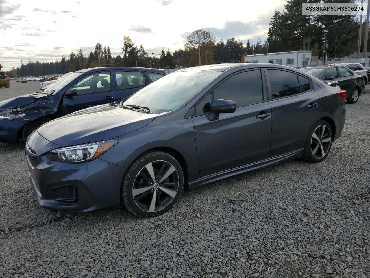 2017 Subaru Impreza Sport VIN: 4S3GKAK60H3606294 Lot: 77702544