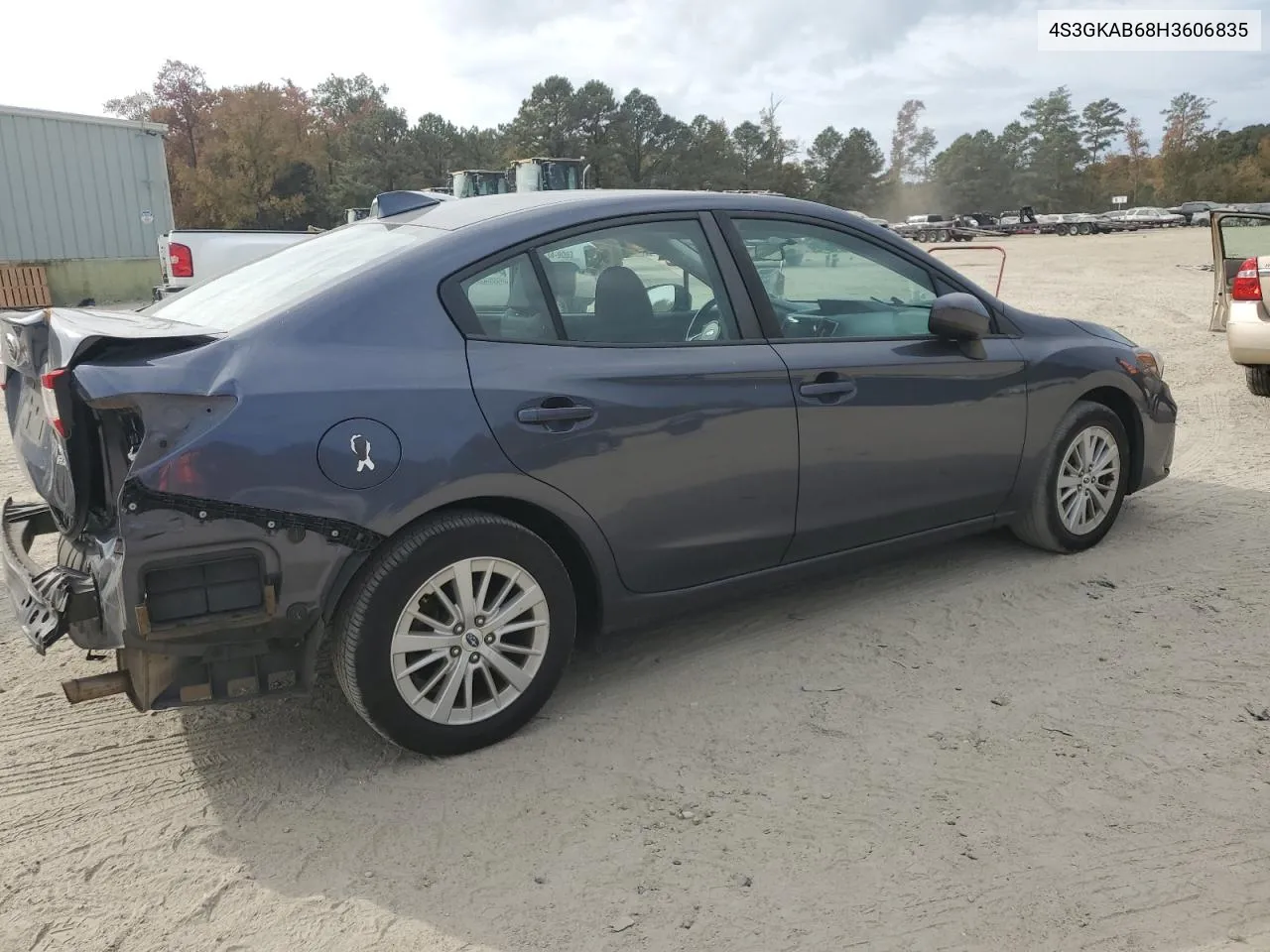 2017 Subaru Impreza Premium VIN: 4S3GKAB68H3606835 Lot: 79502084