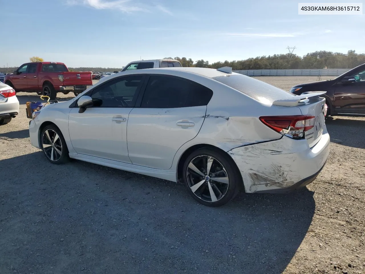 2017 Subaru Impreza Sport VIN: 4S3GKAM68H3615712 Lot: 79618304