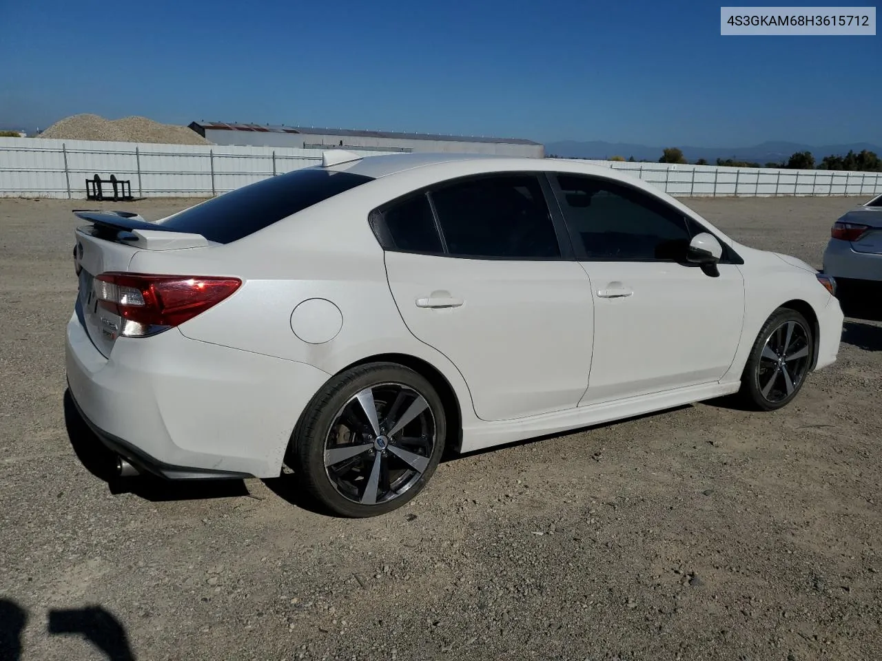 2017 Subaru Impreza Sport VIN: 4S3GKAM68H3615712 Lot: 79618304