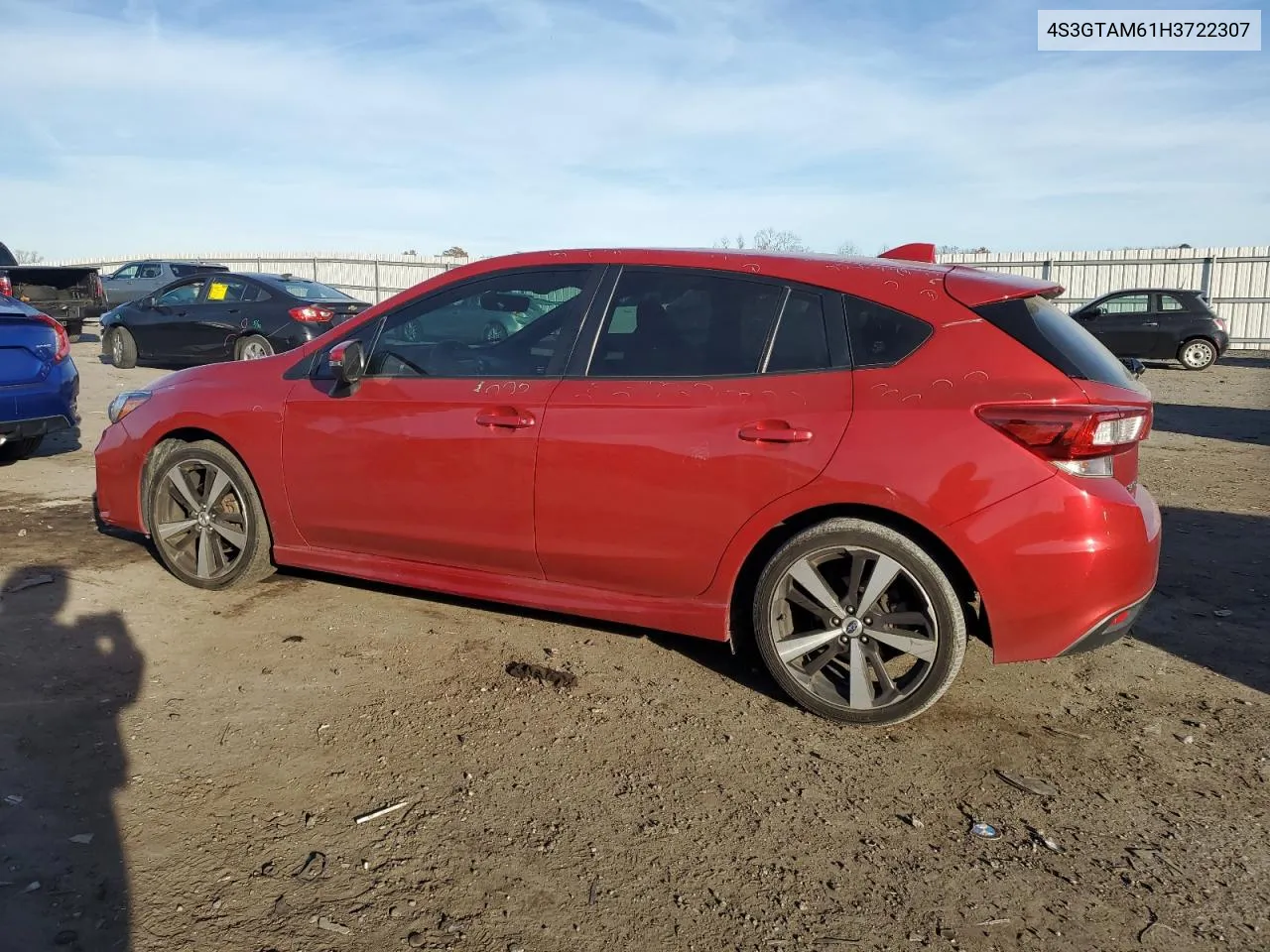 2017 Subaru Impreza Sport VIN: 4S3GTAM61H3722307 Lot: 80560174