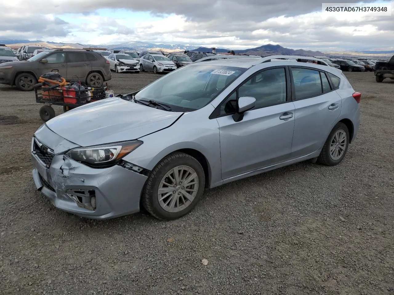 2017 Subaru Impreza Premium Plus VIN: 4S3GTAD67H3749348 Lot: 81320624