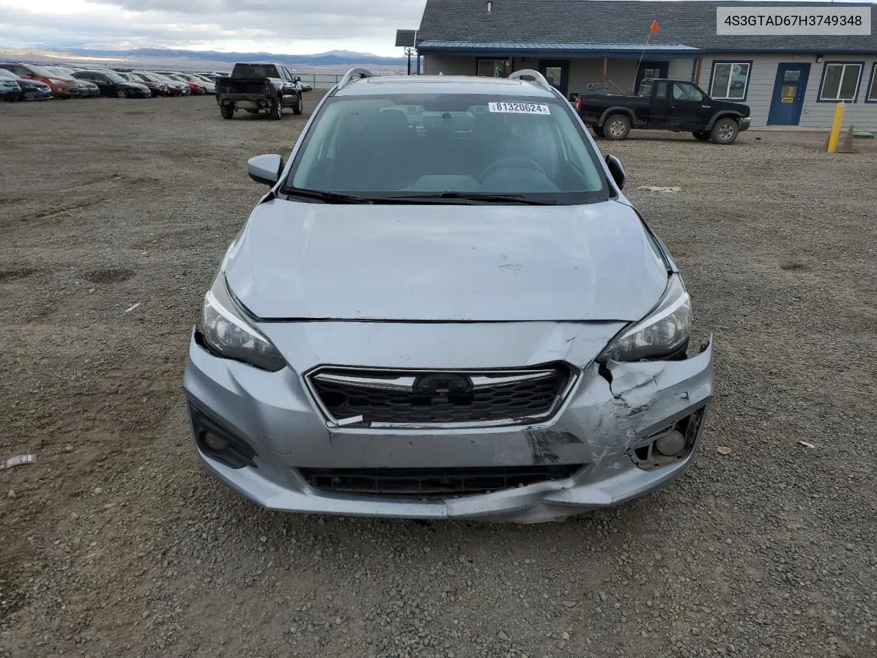 2017 Subaru Impreza Premium Plus VIN: 4S3GTAD67H3749348 Lot: 81320624