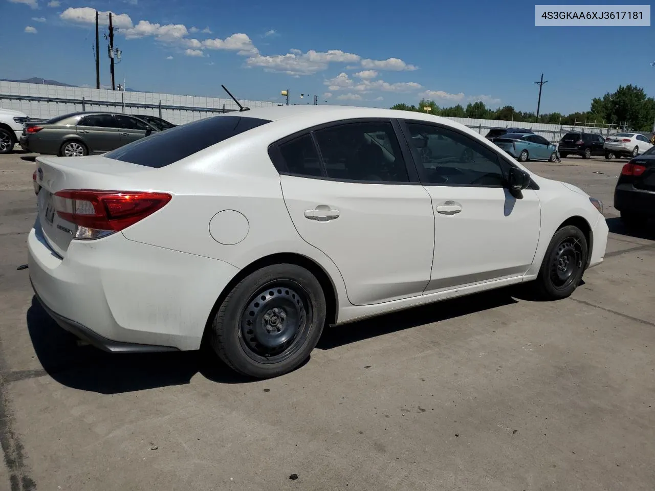 2018 Subaru Impreza VIN: 4S3GKAA6XJ3617181 Lot: 60218394