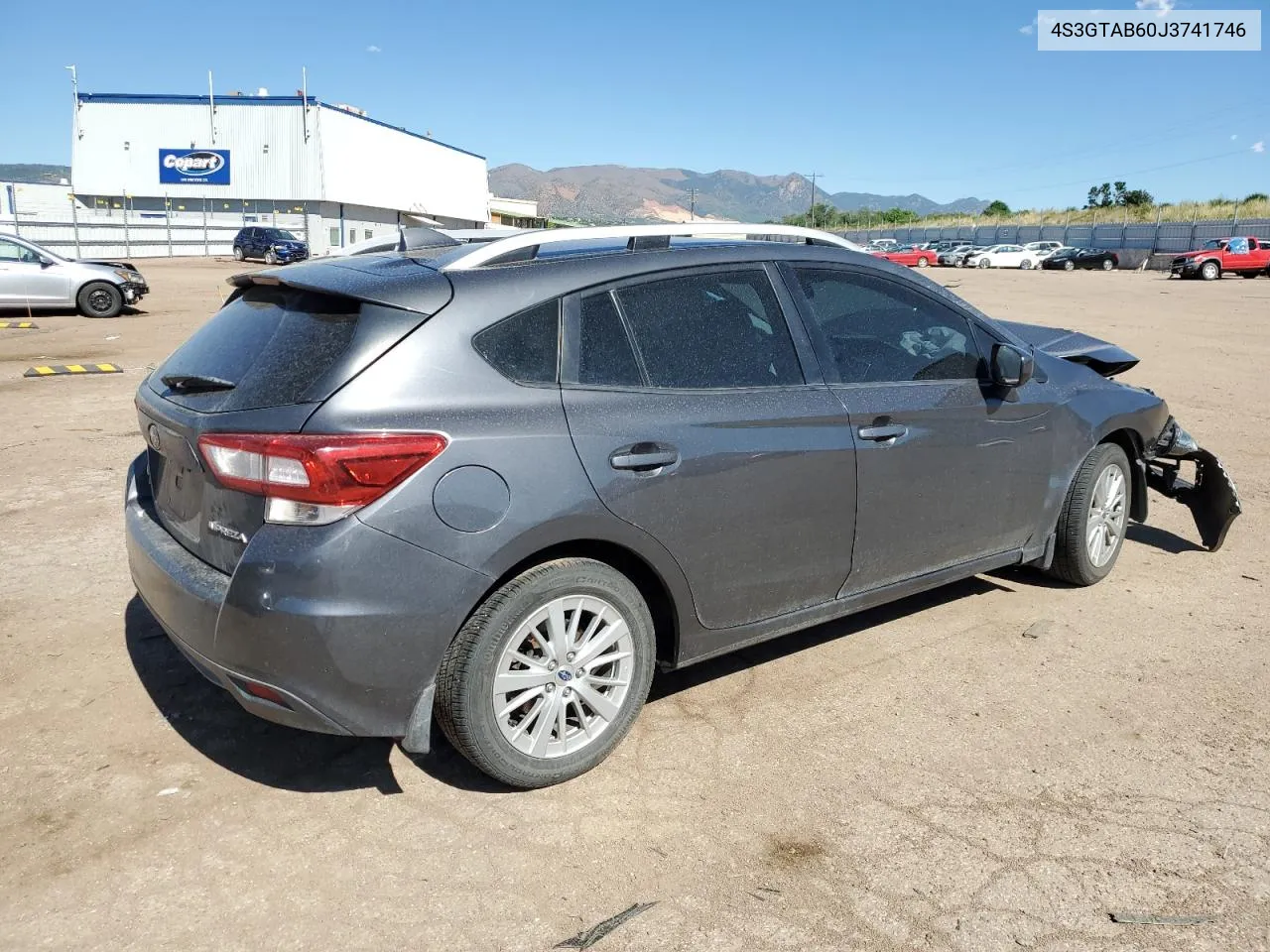 2018 Subaru Impreza Premium VIN: 4S3GTAB60J3741746 Lot: 60674064