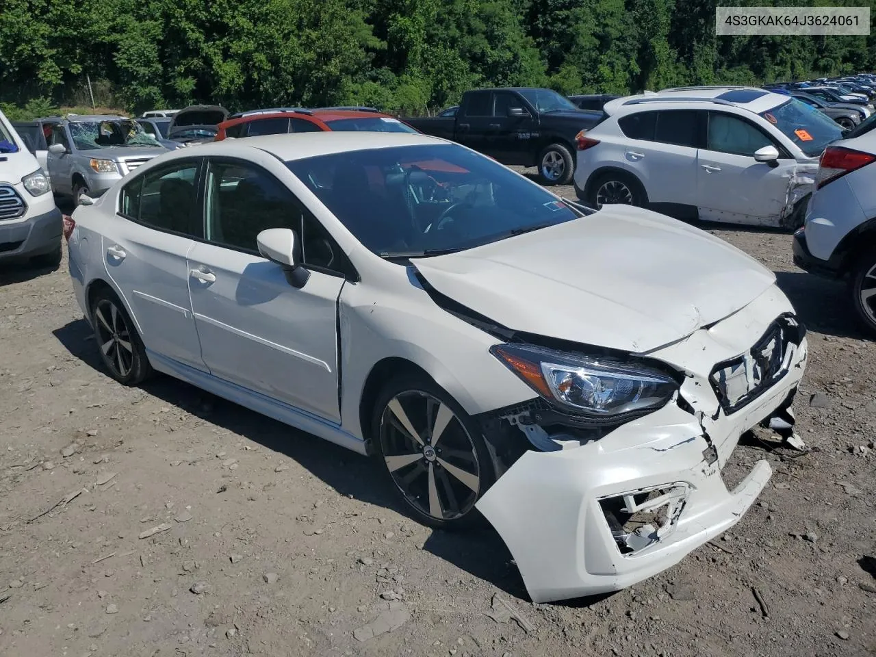 2018 Subaru Impreza Sport VIN: 4S3GKAK64J3624061 Lot: 61266514