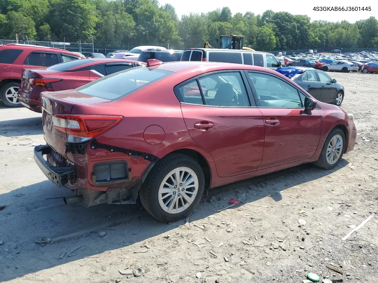 2018 Subaru Impreza Premium VIN: 4S3GKAB66J3601445 Lot: 62444724