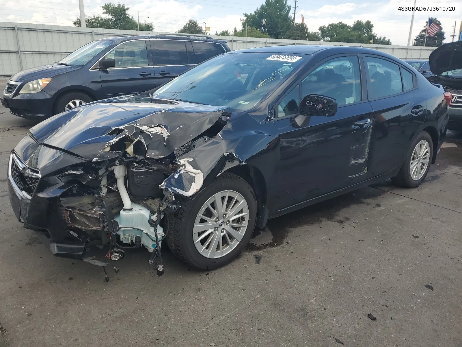 4S3GKAD67J3610720 2018 Subaru Impreza Premium Plus