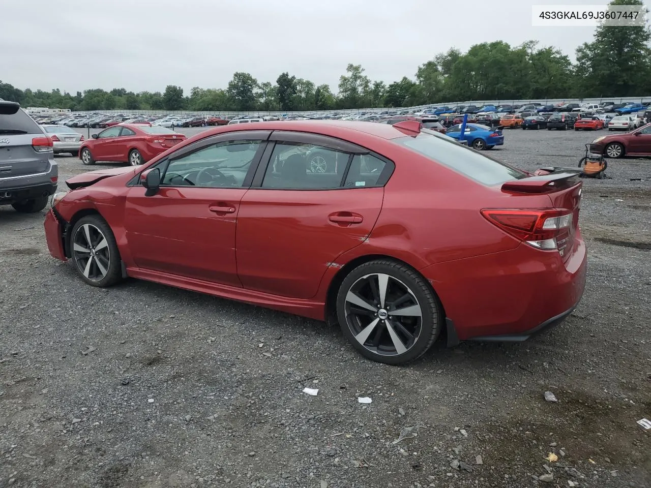 2018 Subaru Impreza Sport VIN: 4S3GKAL69J3607447 Lot: 64050784