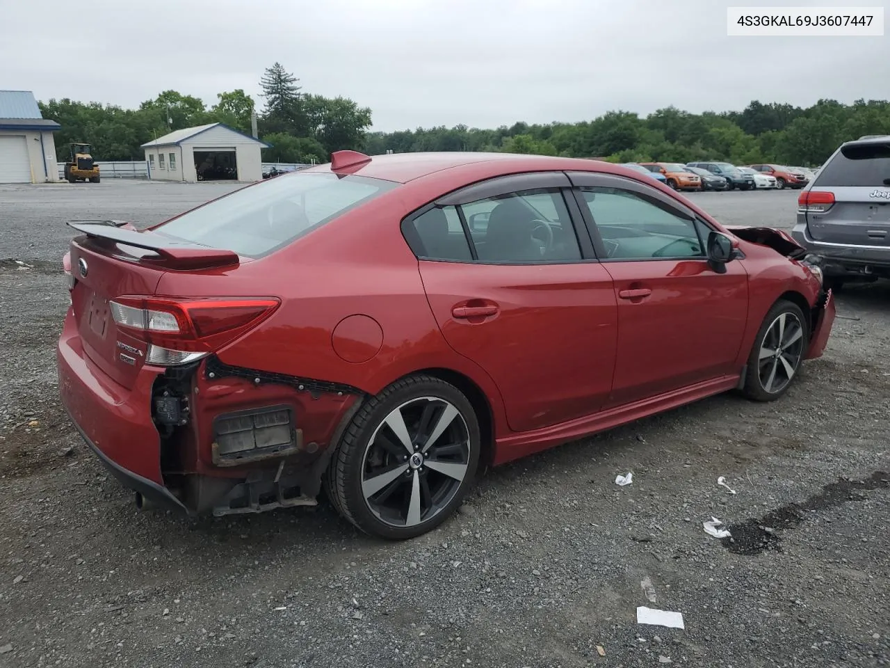 2018 Subaru Impreza Sport VIN: 4S3GKAL69J3607447 Lot: 64050784