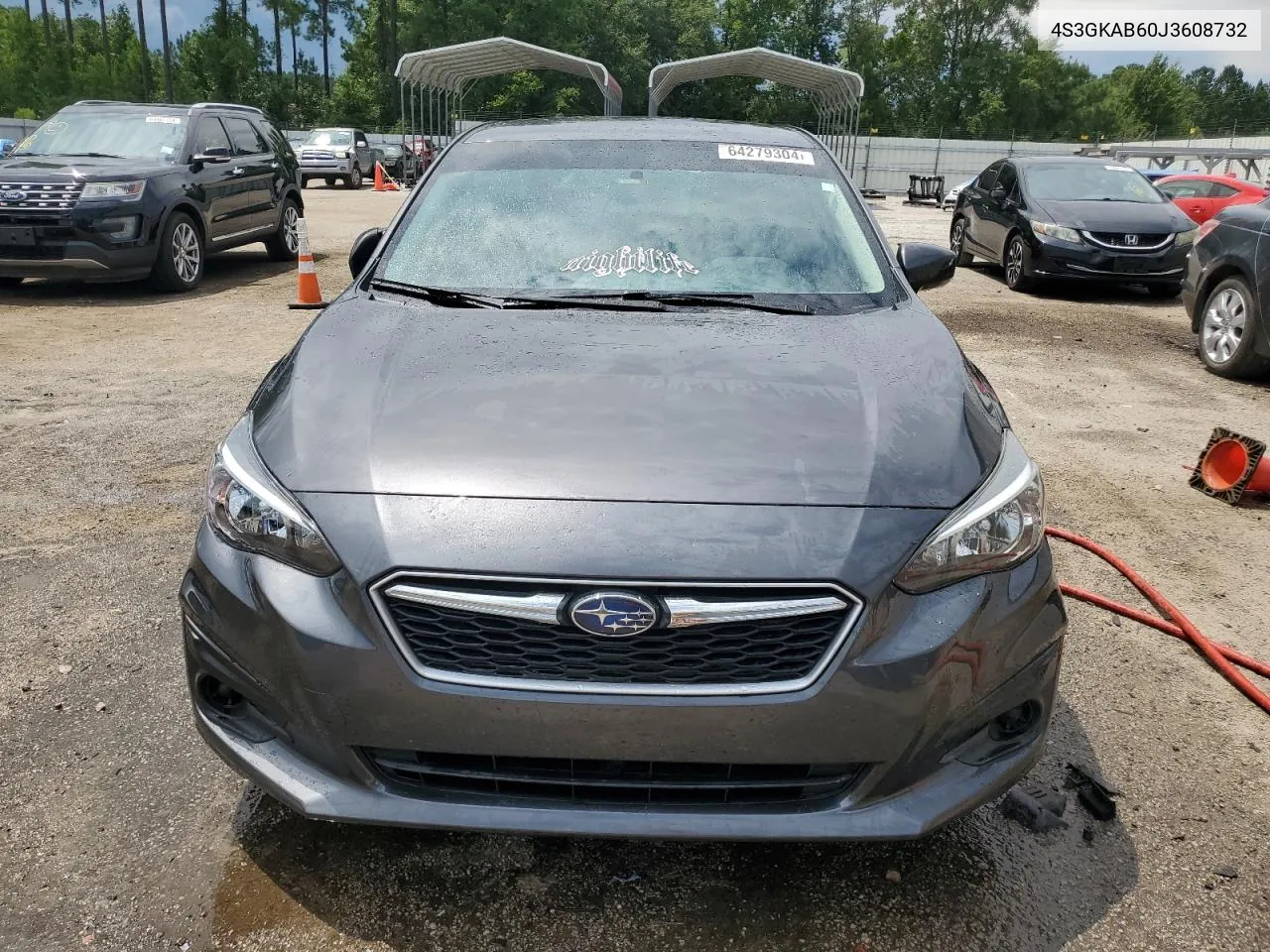 2018 Subaru Impreza Premium VIN: 4S3GKAB60J3608732 Lot: 64279304