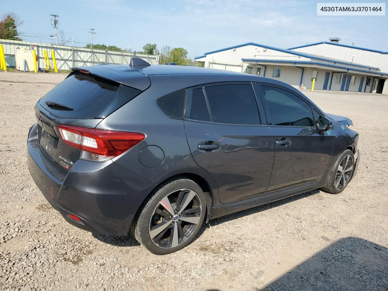 2018 Subaru Impreza Sport VIN: 4S3GTAM63J3701464 Lot: 69642684