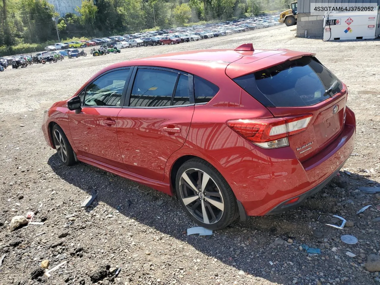 2018 Subaru Impreza Sport VIN: 4S3GTAM64J3752052 Lot: 70662504