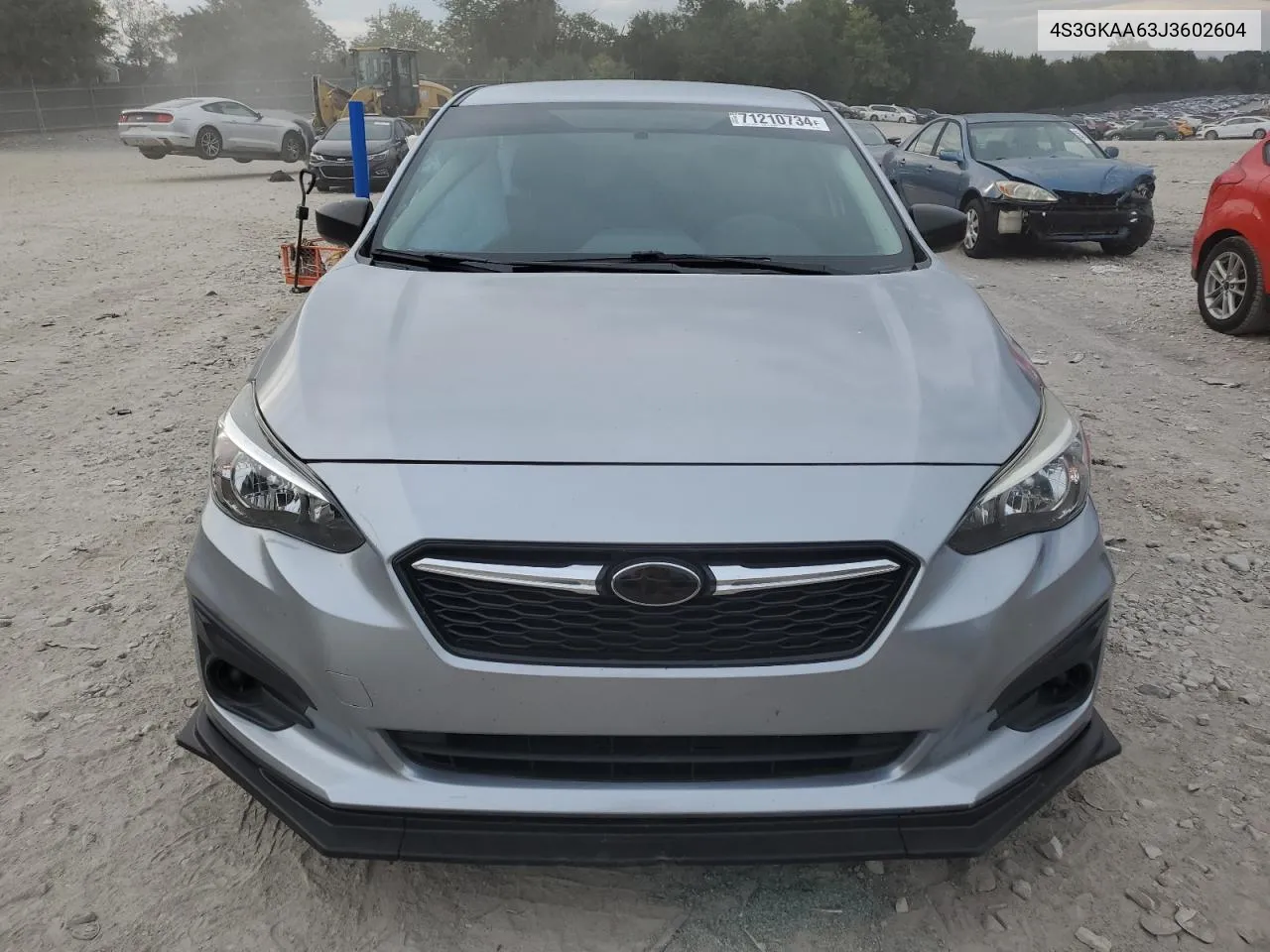 2018 Subaru Impreza VIN: 4S3GKAA63J3602604 Lot: 71210734