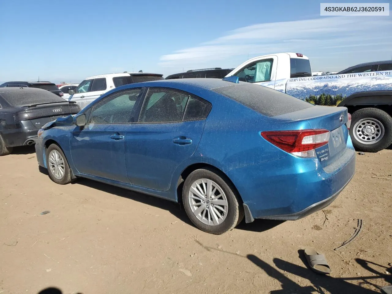 2018 Subaru Impreza Premium VIN: 4S3GKAB62J3620591 Lot: 72062194