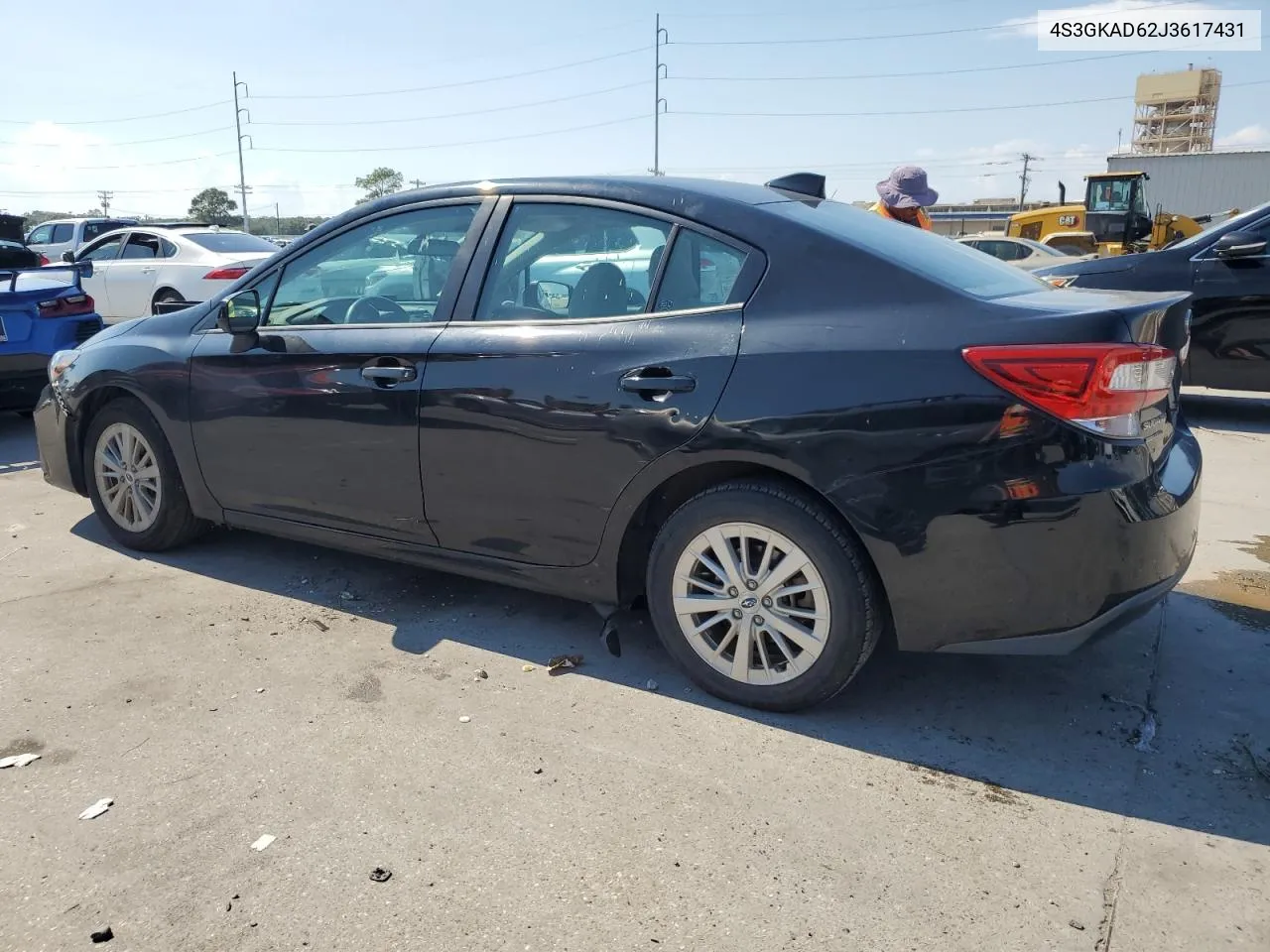 2018 Subaru Impreza Premium Plus VIN: 4S3GKAD62J3617431 Lot: 72392334