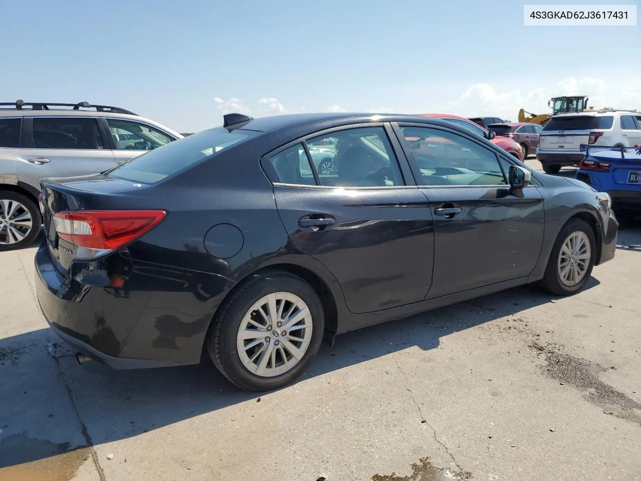 2018 Subaru Impreza Premium Plus VIN: 4S3GKAD62J3617431 Lot: 72392334