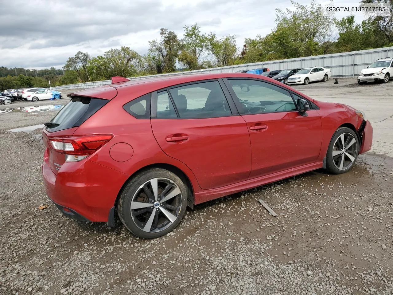 2018 Subaru Impreza Sport VIN: 4S3GTAL61J3747585 Lot: 72443474