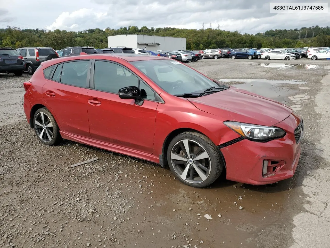 2018 Subaru Impreza Sport VIN: 4S3GTAL61J3747585 Lot: 72443474