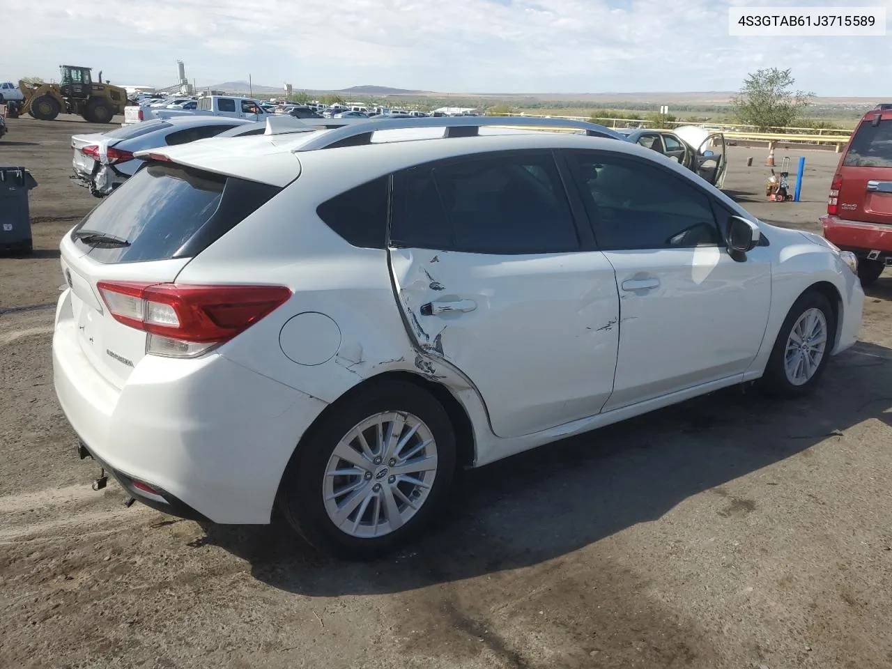 2018 Subaru Impreza Premium VIN: 4S3GTAB61J3715589 Lot: 72559284