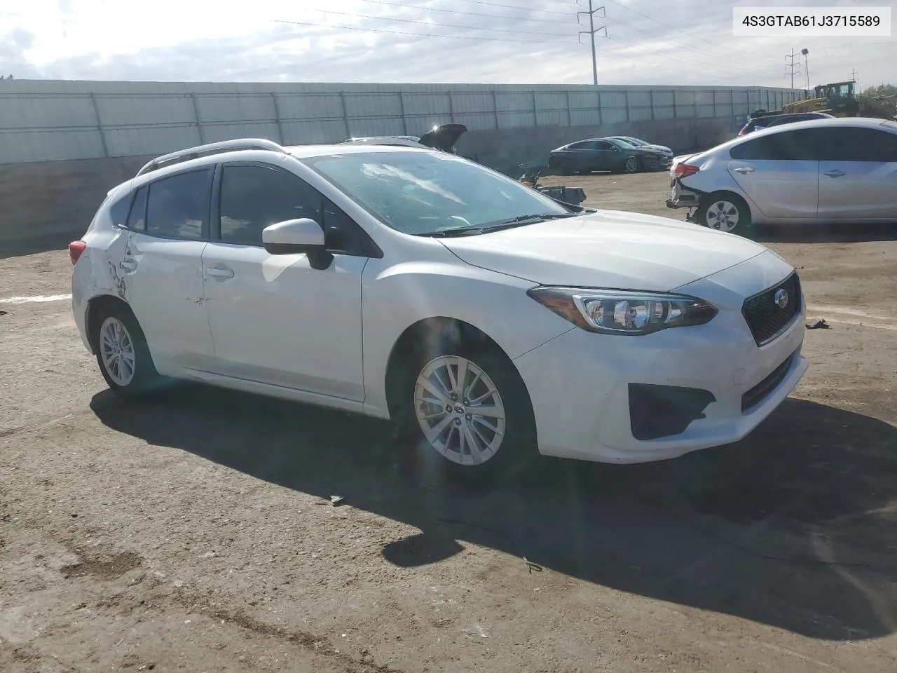 2018 Subaru Impreza Premium VIN: 4S3GTAB61J3715589 Lot: 72559284