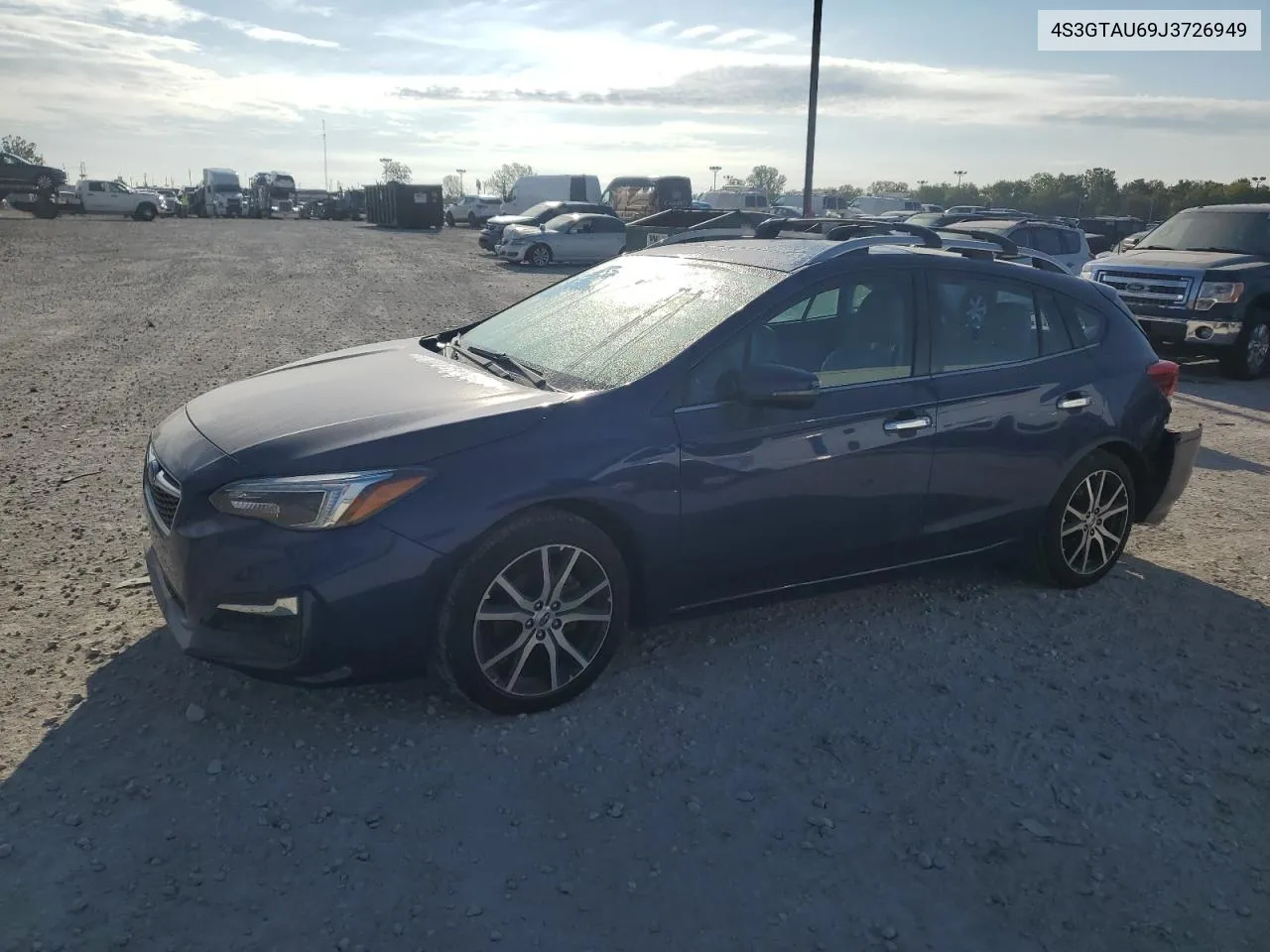 2018 Subaru Impreza Limited VIN: 4S3GTAU69J3726949 Lot: 72780864