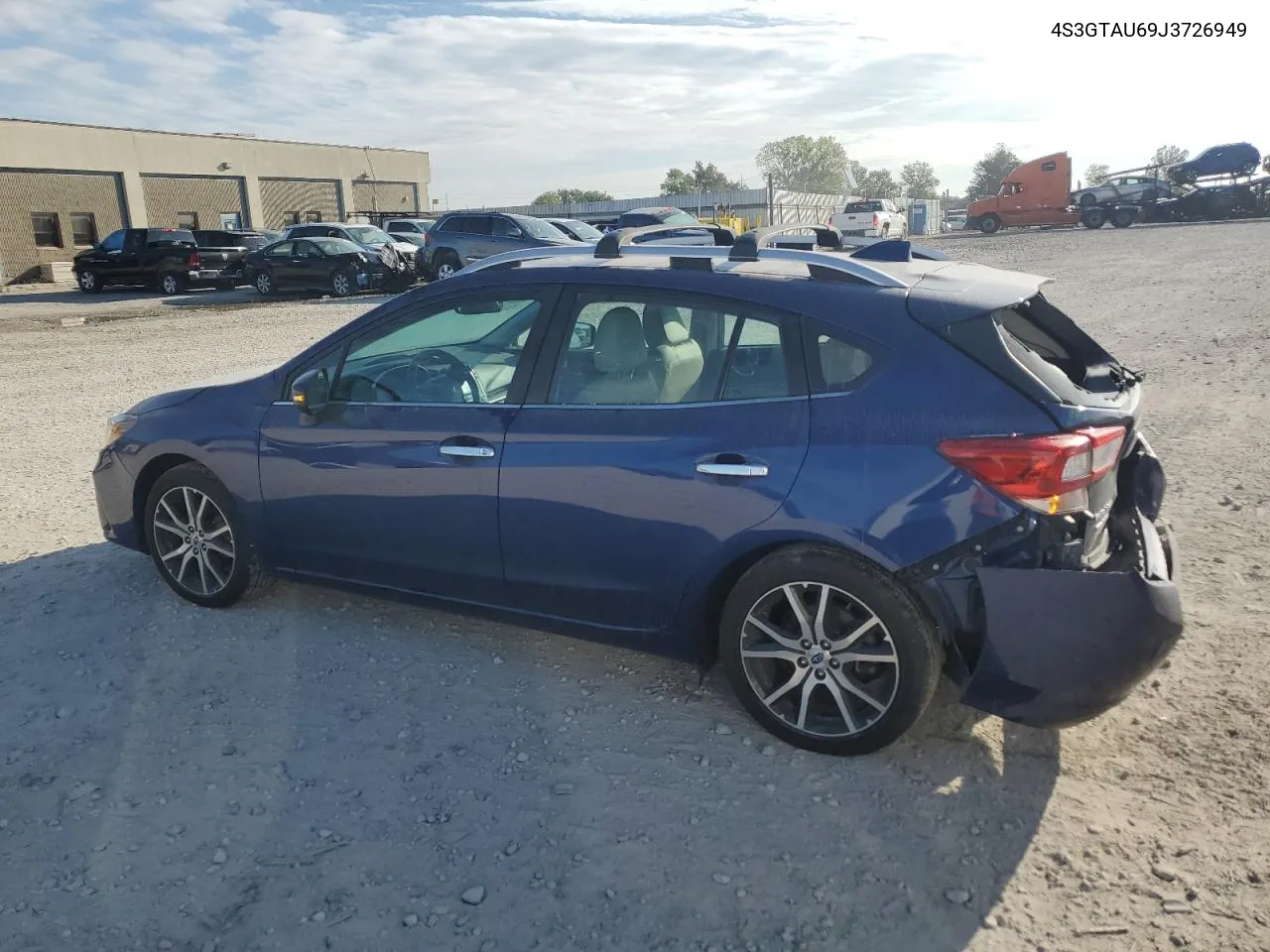 2018 Subaru Impreza Limited VIN: 4S3GTAU69J3726949 Lot: 72780864