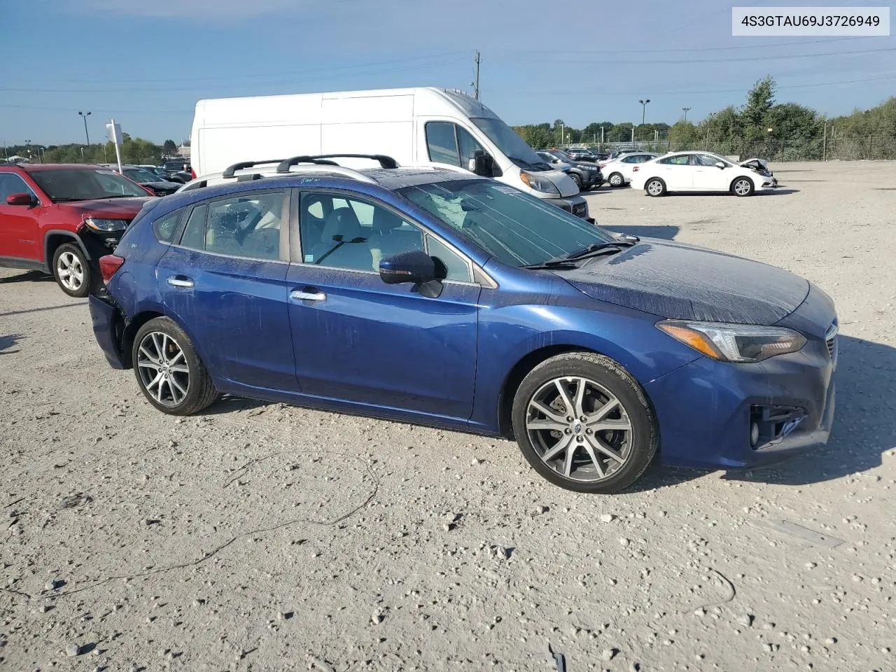 2018 Subaru Impreza Limited VIN: 4S3GTAU69J3726949 Lot: 72780864