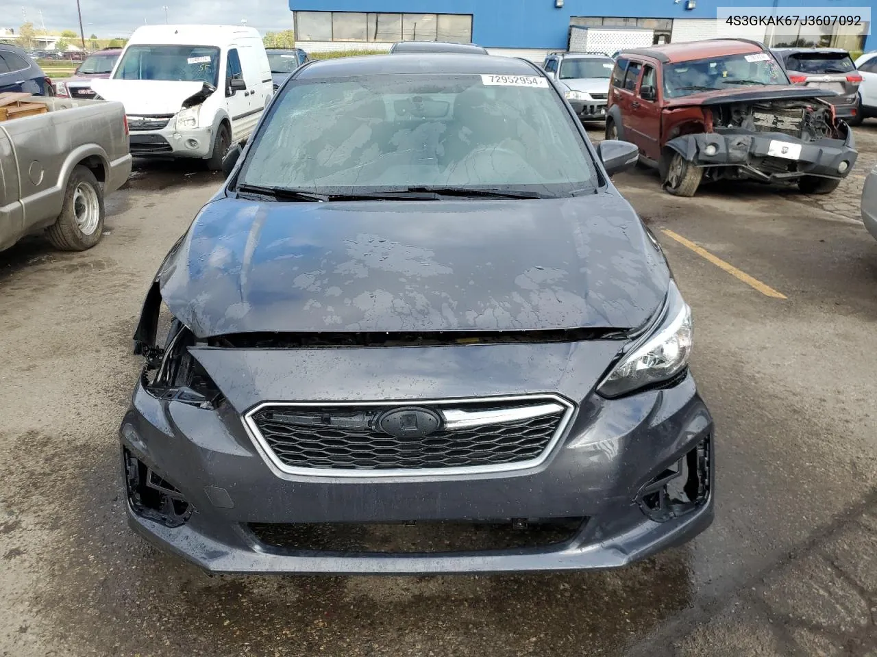 2018 Subaru Impreza Sport VIN: 4S3GKAK67J3607092 Lot: 72952954