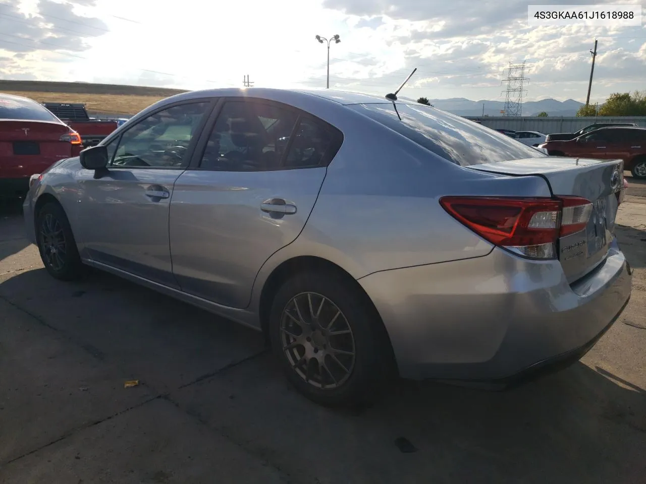 2018 Subaru Impreza VIN: 4S3GKAA61J1618988 Lot: 73164324