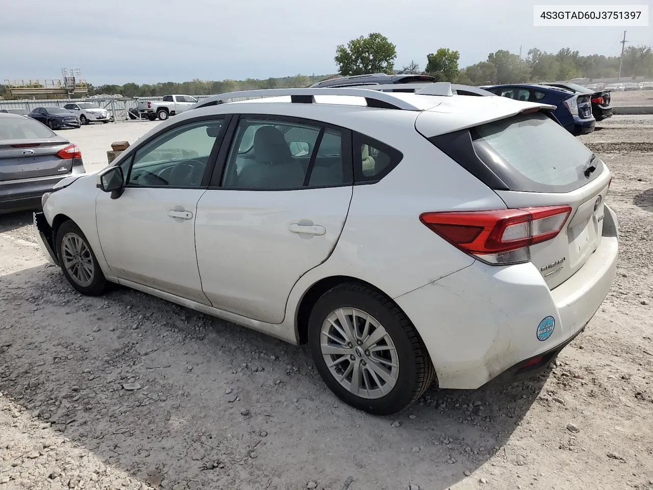 2018 Subaru Impreza Premium Plus VIN: 4S3GTAD60J3751397 Lot: 73336204