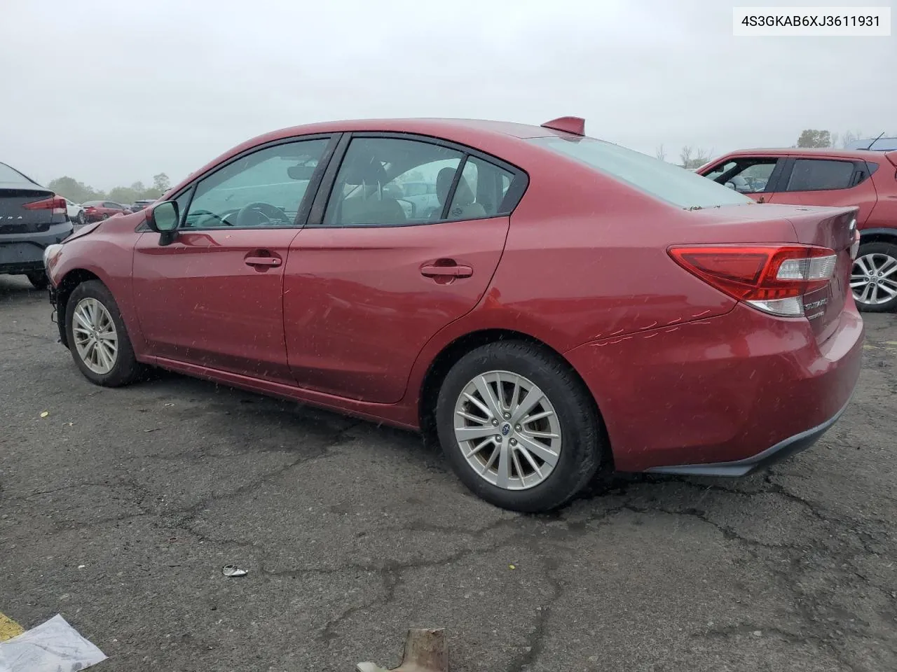 2018 Subaru Impreza Premium VIN: 4S3GKAB6XJ3611931 Lot: 73579014