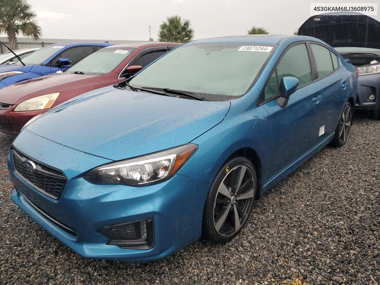 2018 Subaru Impreza Sport VIN: 4S3GKAM68J3608975 Lot: 73871244