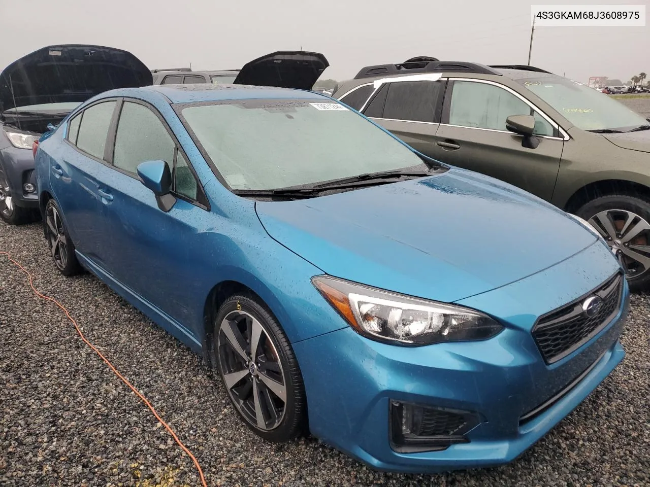 2018 Subaru Impreza Sport VIN: 4S3GKAM68J3608975 Lot: 73871244