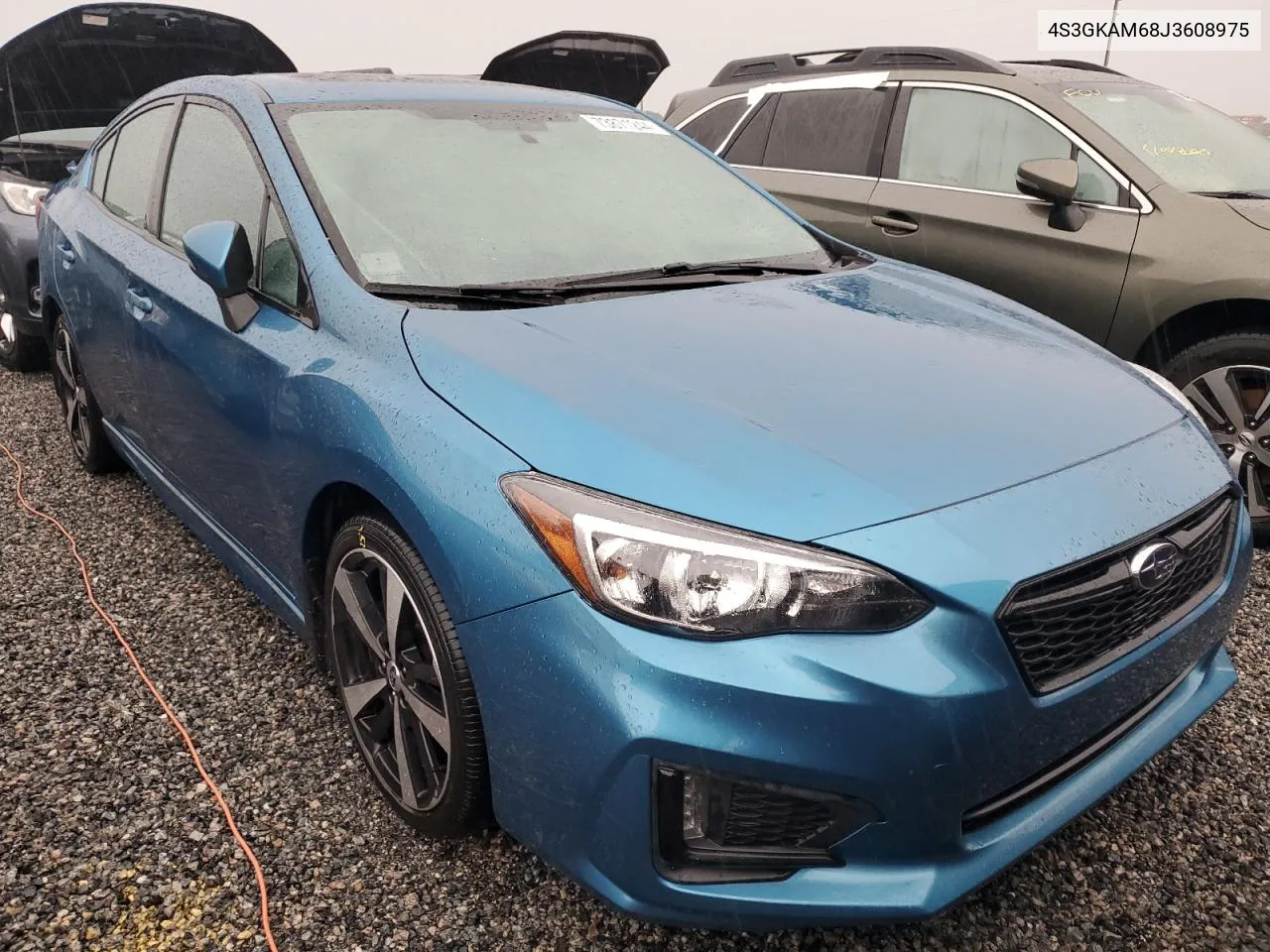 2018 Subaru Impreza Sport VIN: 4S3GKAM68J3608975 Lot: 73871244