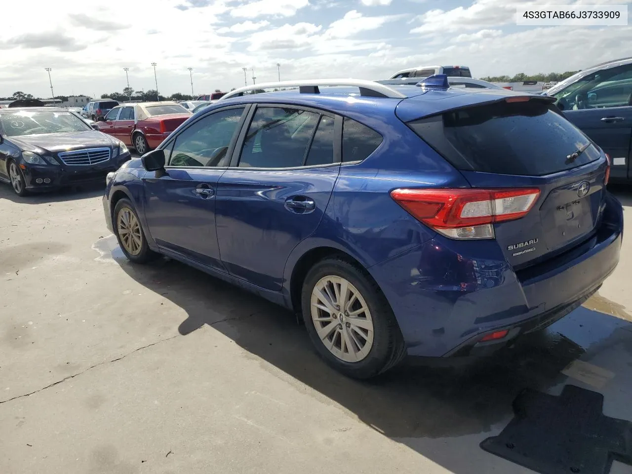 2018 Subaru Impreza Premium VIN: 4S3GTAB66J3733909 Lot: 76836864