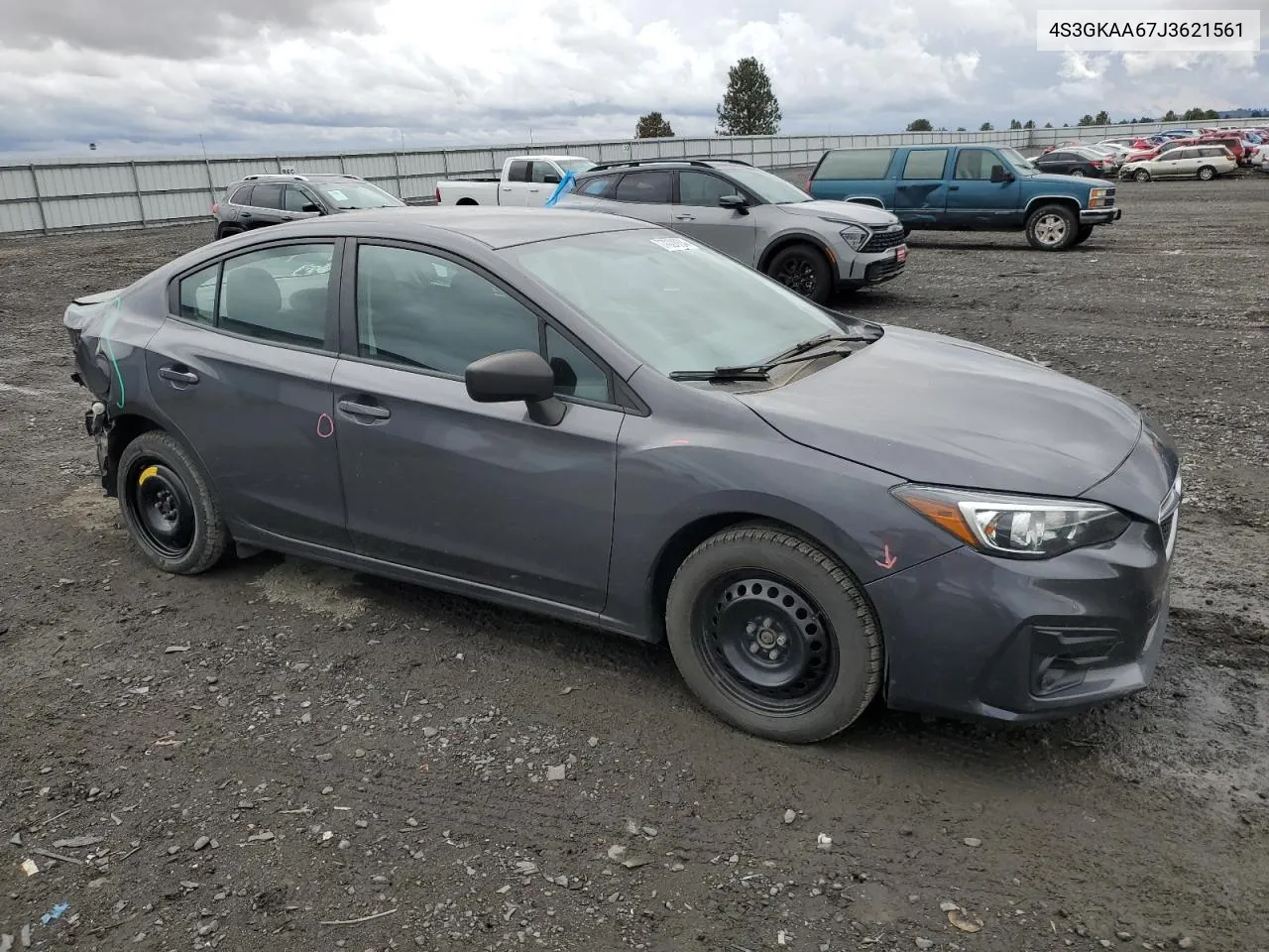 2018 Subaru Impreza VIN: 4S3GKAA67J3621561 Lot: 77022924