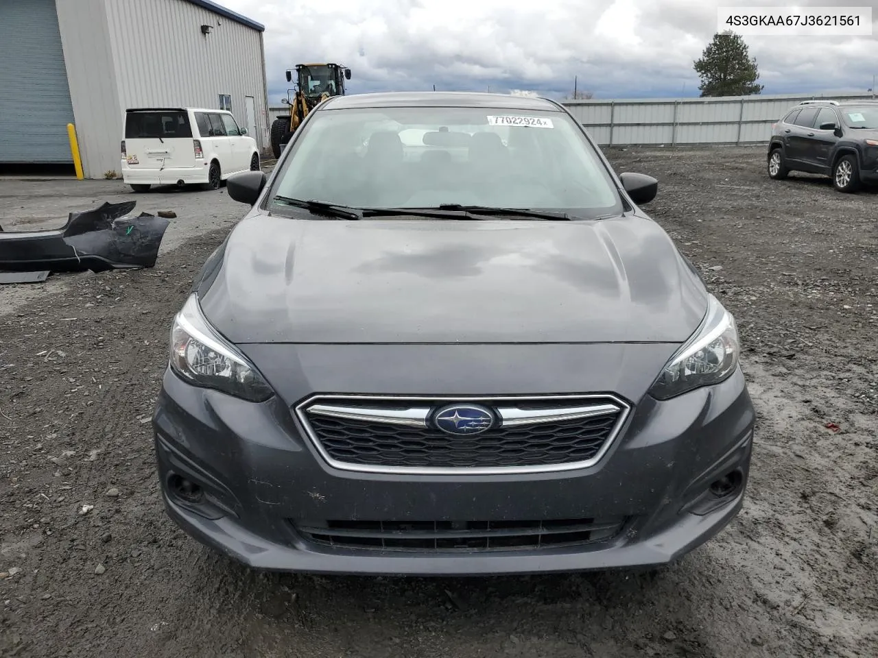 2018 Subaru Impreza VIN: 4S3GKAA67J3621561 Lot: 77022924