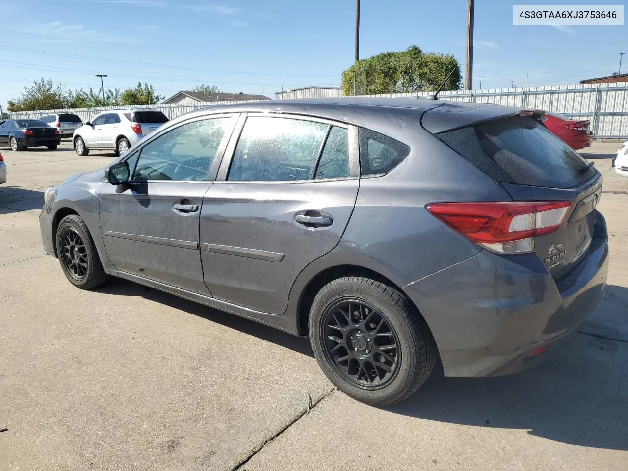 2018 Subaru Impreza VIN: 4S3GTAA6XJ3753646 Lot: 77363274