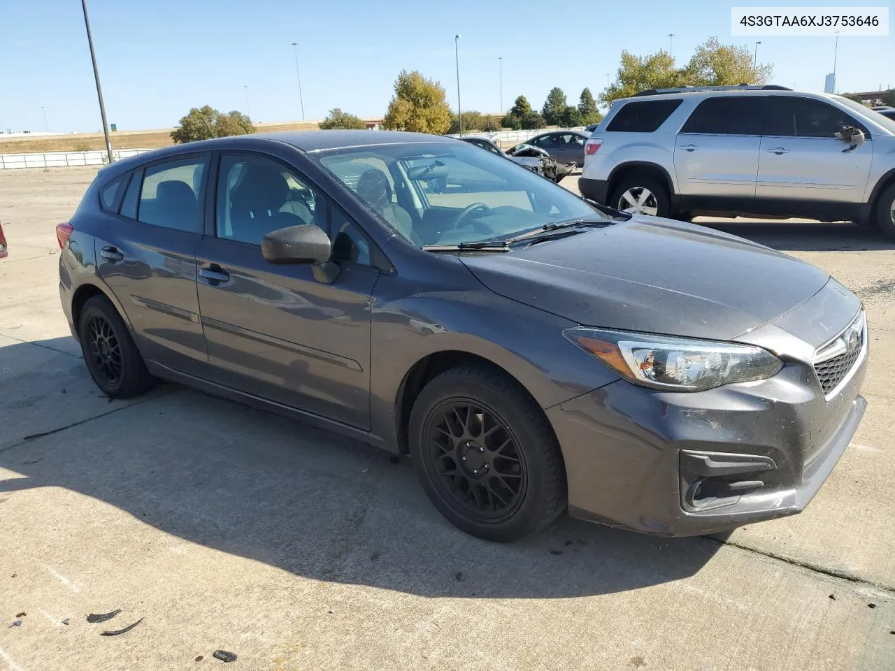 2018 Subaru Impreza VIN: 4S3GTAA6XJ3753646 Lot: 77363274