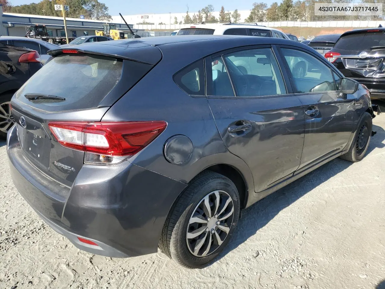 2018 Subaru Impreza VIN: 4S3GTAA67J3717445 Lot: 77442594