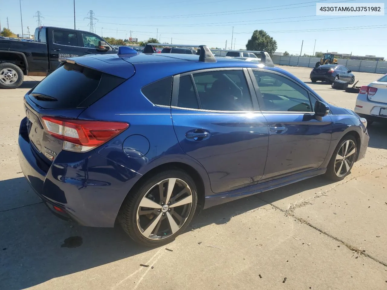 2018 Subaru Impreza Sport VIN: 4S3GTAM60J3751982 Lot: 77665754