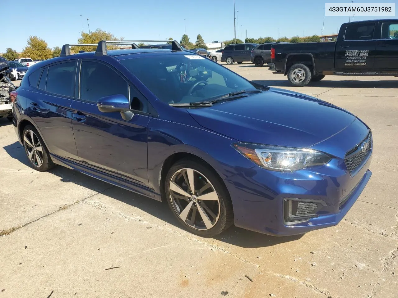 2018 Subaru Impreza Sport VIN: 4S3GTAM60J3751982 Lot: 77665754