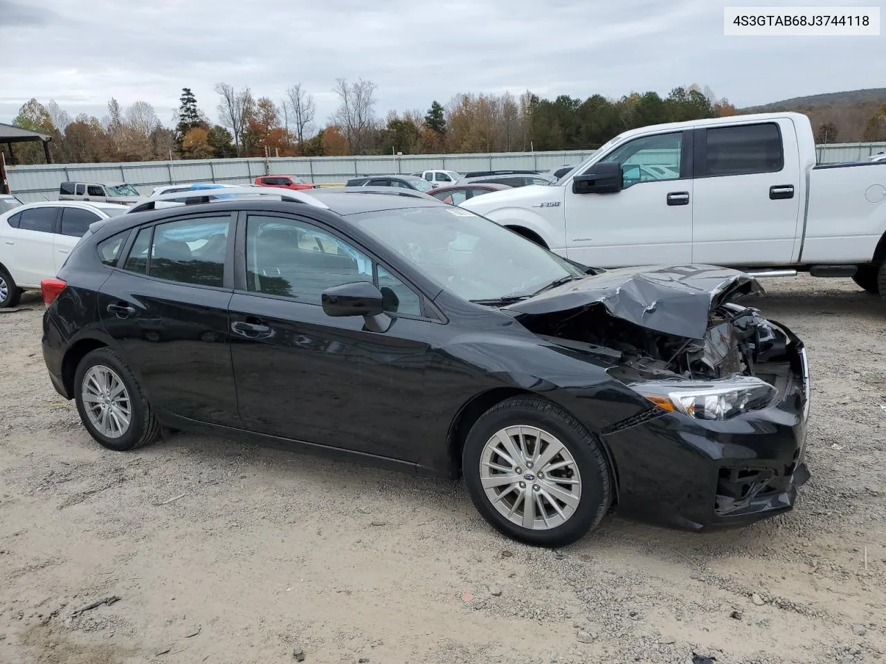 2018 Subaru Impreza Premium VIN: 4S3GTAB68J3744118 Lot: 78339174