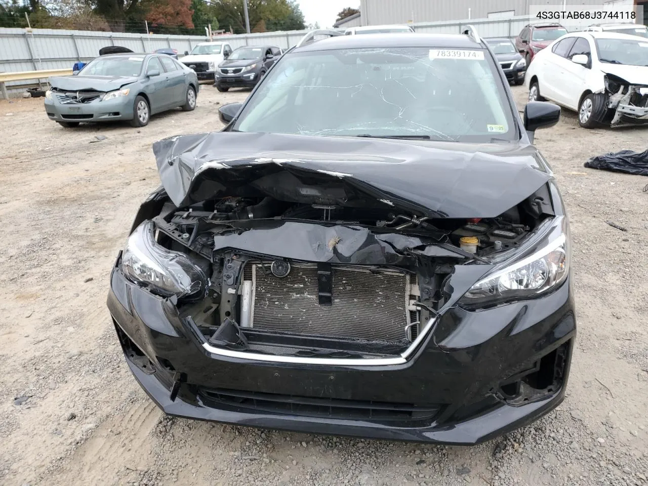 2018 Subaru Impreza Premium VIN: 4S3GTAB68J3744118 Lot: 78339174