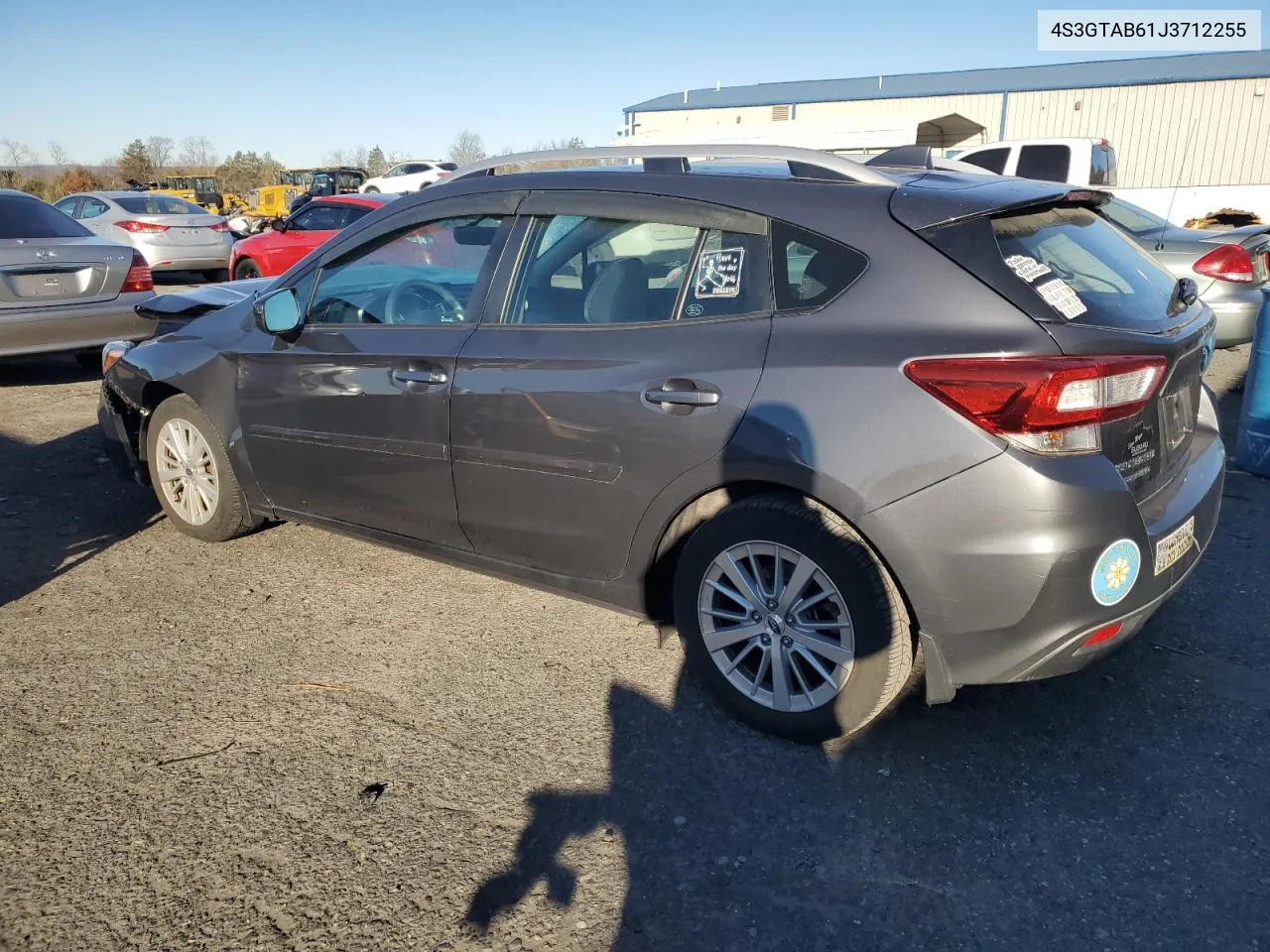 2018 Subaru Impreza Premium VIN: 4S3GTAB61J3712255 Lot: 80113234