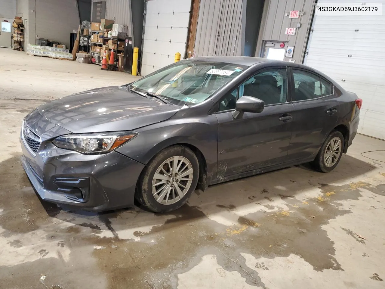 2018 Subaru Impreza Premium Plus VIN: 4S3GKAD69J3602179 Lot: 80692084