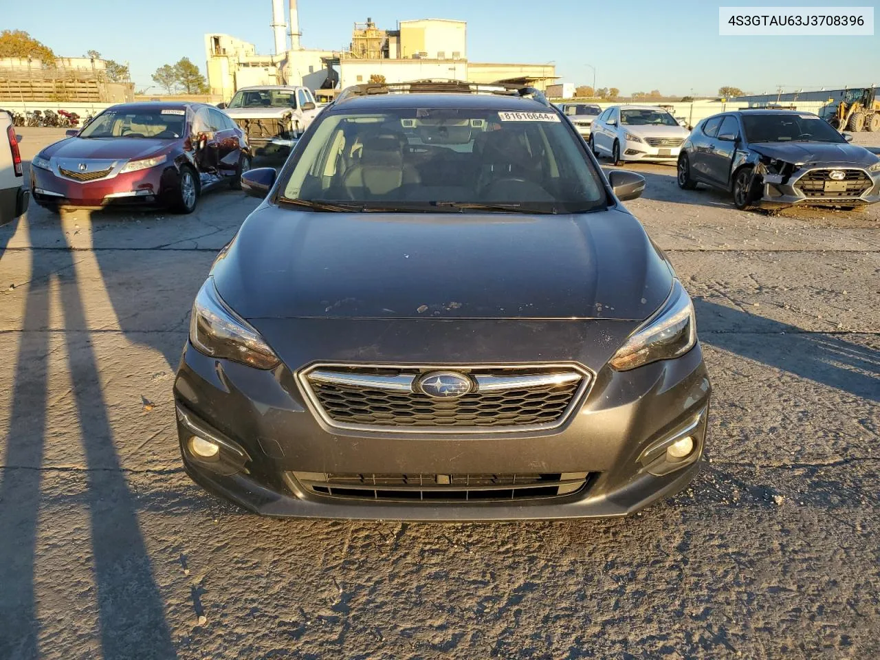 2018 Subaru Impreza Limited VIN: 4S3GTAU63J3708396 Lot: 81616644